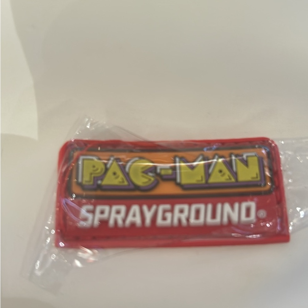 RARE 1 of 5 8% pull chance sprayground x pacman white ghost backpack. With tags